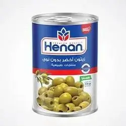 Pitted Green Olives Henan 370g