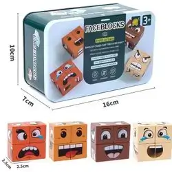 FACE CHANGING RUBIK’S CUBE TOY medium size