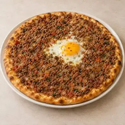 Lahmacun Super With Egg