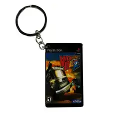 Vigilante 8: 2nd Offense Mini CD Keychain – PS1 Edition