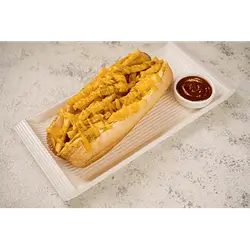 Fries And Kashkaval Sandwich With Samoon