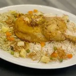 Chicken On Rice (Half A Person)