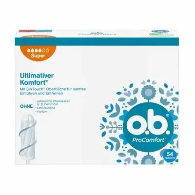 o.b. ProComfort Tampons - Super, 54 Pcs//سدادات قطنية بروكومفورت - سوبر، 54 قطعة