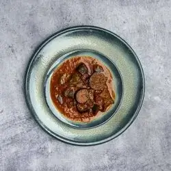 Eggplant Broth Plate
