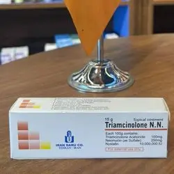 triamcinolone n.n each 100g contain; triamcinolone 100mg , neomycin 250mg , nystatin 10,000,000 iu topical ointment