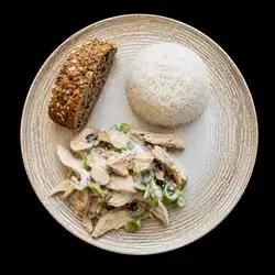 Stroganof with Rice