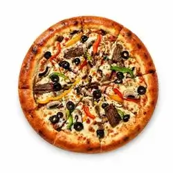 Meat and Chicken Pizza