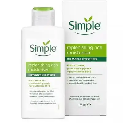 Simple hydrating rich moisturizing cream