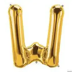 balloon letter W