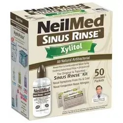 NeliMed Sinus Rinse with Xylitol all natural antibiotic