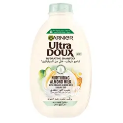 Garnier Ultra Doux Almond Milk Hydrating Shampoo, 400Ml