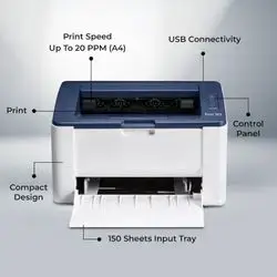 Xerox Phaser 3020 Laser Printer Wifi & USB