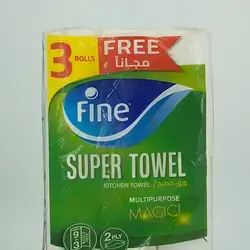 Fine Kitchen Towel Super Towel 12Rolls