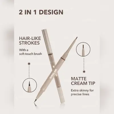SHEGLAM Brows On Demand 2-In-1 Brow Pencil-Espresso