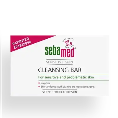 Sensitive Skin Cleansing Bar for Sensitive and Problematic Skin 100g _ Sebamed