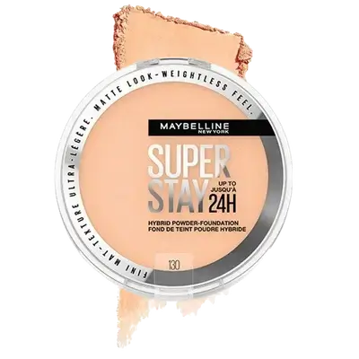 Super Stay Up To 24H Hybrid Powder-Foundation (130) 6g _ MAYBELLINE NEW YORK