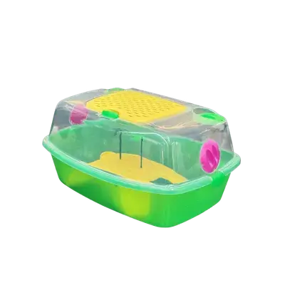E879 Closed Turtle Cage – Green