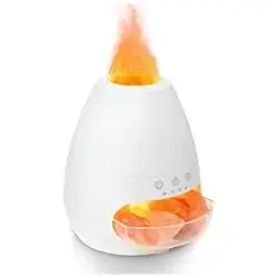 Salt Lamp &  3D Flame Aroma Diffuser