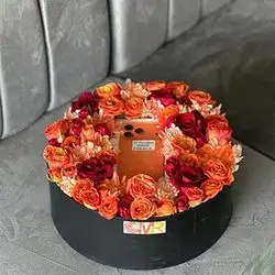 Box of Orange Flowers iPhone 17