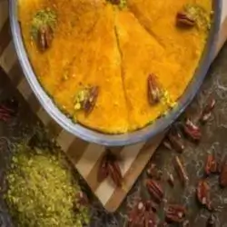 Saffron Kunafa
