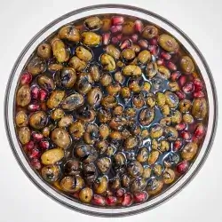 Crushed Olives with Pomegranate