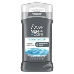 Dove, Men + Care, Clean Comfort Deodorant, 72H Odor Protection