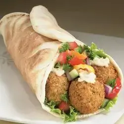 Falafel Sandwich In Bread