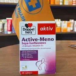 active-meno soya isoflavones +calcium +vitamin d3 30tablet_ doppel herz
