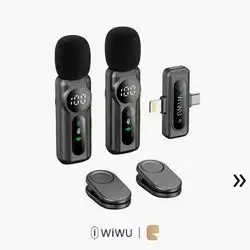 WiWU Dual Wireless Mic Professional Audio