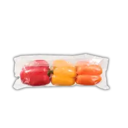 1 red pepper, 1 yellow pepper, 1 orange pepper