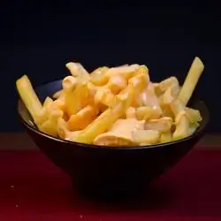 Fried Fries With Cheese