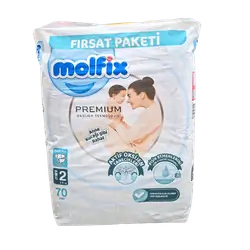 Molfix Premium Diapers No. 2, 70 Count