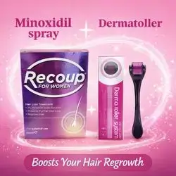 MINOXIDIL+DERMATOLLER BOOSTS YOUR HAIR REGROWTH (FOR WOMEN)