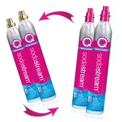 CO2 Cylinder Pink Quick Connect