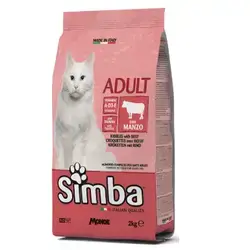 Simba Adult Cat kibbles with Beef 2kg