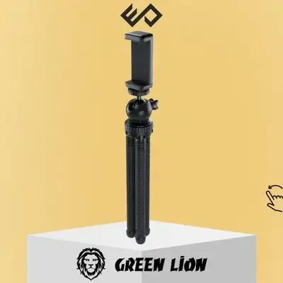 Green Lion Flexible Tripod with Foam Grips - Black