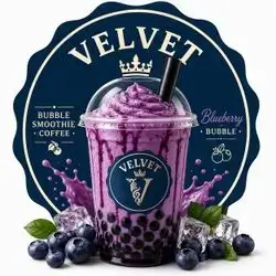 Blueberry Bubble Smoothie