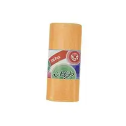 Toofan Garbage Bag 80 Cm X 55 Cm 20 Pcs Orange Color