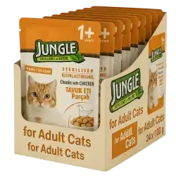 Cat sterilized Wet Food with Chicken 24x