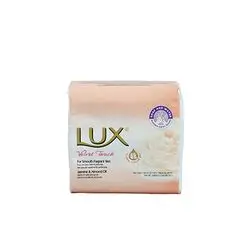 Lux Soap Bar Velvet Touch Fresh Jasmine And Almond Oil 3 Pcs 80 Gm