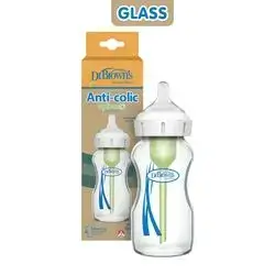 Dr Browns natural flow Anti-Colic option+ 270ml Glass