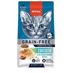 WANPY Grain Free Complete Food For Kitten Chicken Recipe 8KG