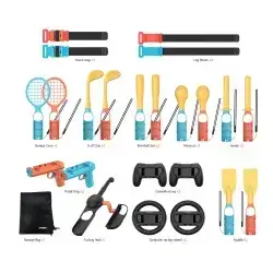 Dobe Motion Gaming Ultimate Bundle 24-in-1 Accessory for Nintendo Switch 2 / Nintendo Switch / Nintendo Switch OLED