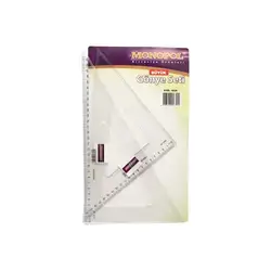 Monopol ruler set , 2 pcs ,