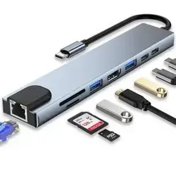 TYPE-C to HD TV 8 in 1