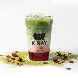 Ice rose matcha