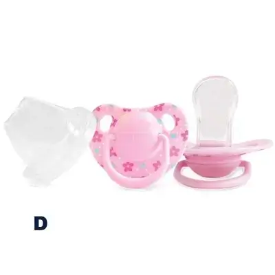 Orthodontic Silicone Pacifier (+6) - Pink