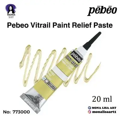 Pebeo Vitrail Paint Relief Paste 20 ml (gold)