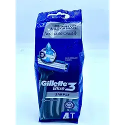 Gillette Blue Razor 3 pcs x4