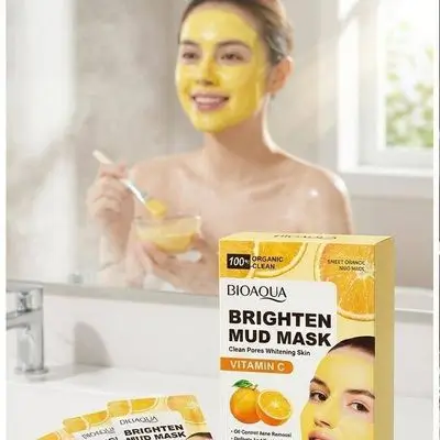 BIOAQUA Brighten Mud Mask Vitamin C – 8g x 10pcs